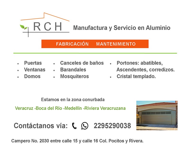 RCH | Manufactura y servicio en aluminio