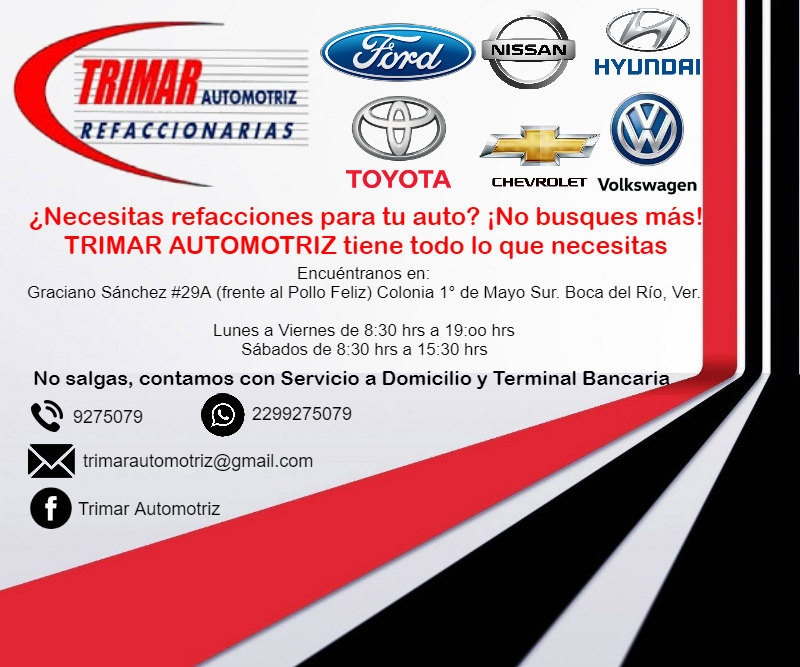 TRIMAR AUTOMOTRIZ | Refaccionarias