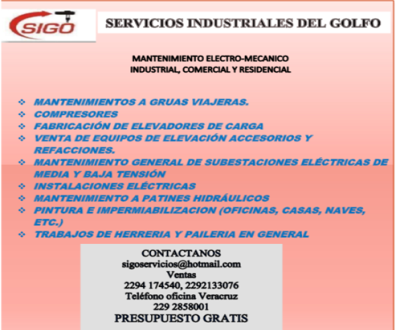 SIGO | Servicios Industriales del Golfo