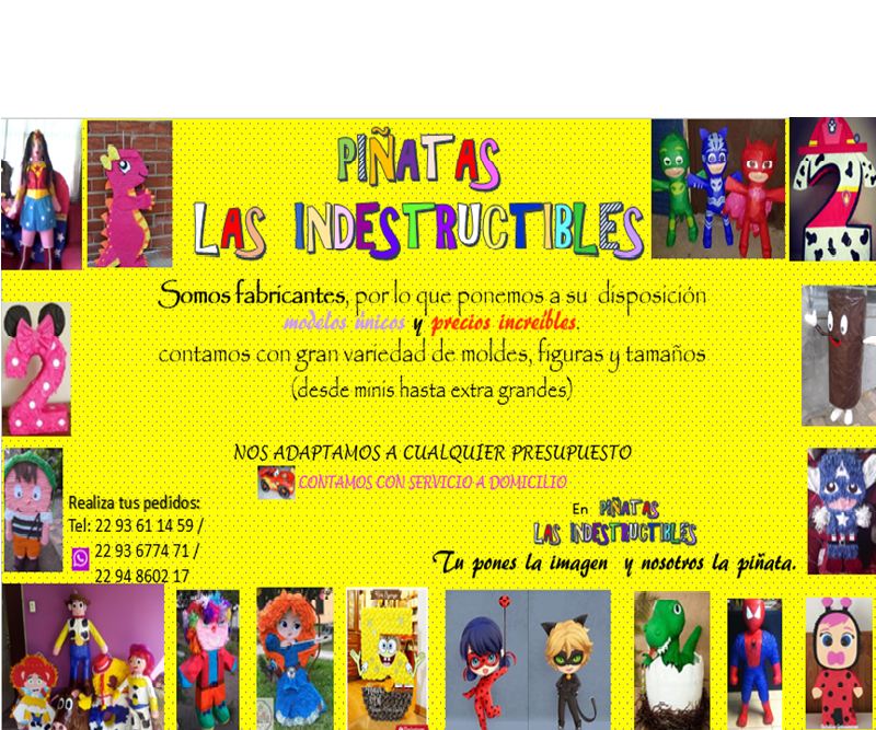 Piñatas Las Indestructibles