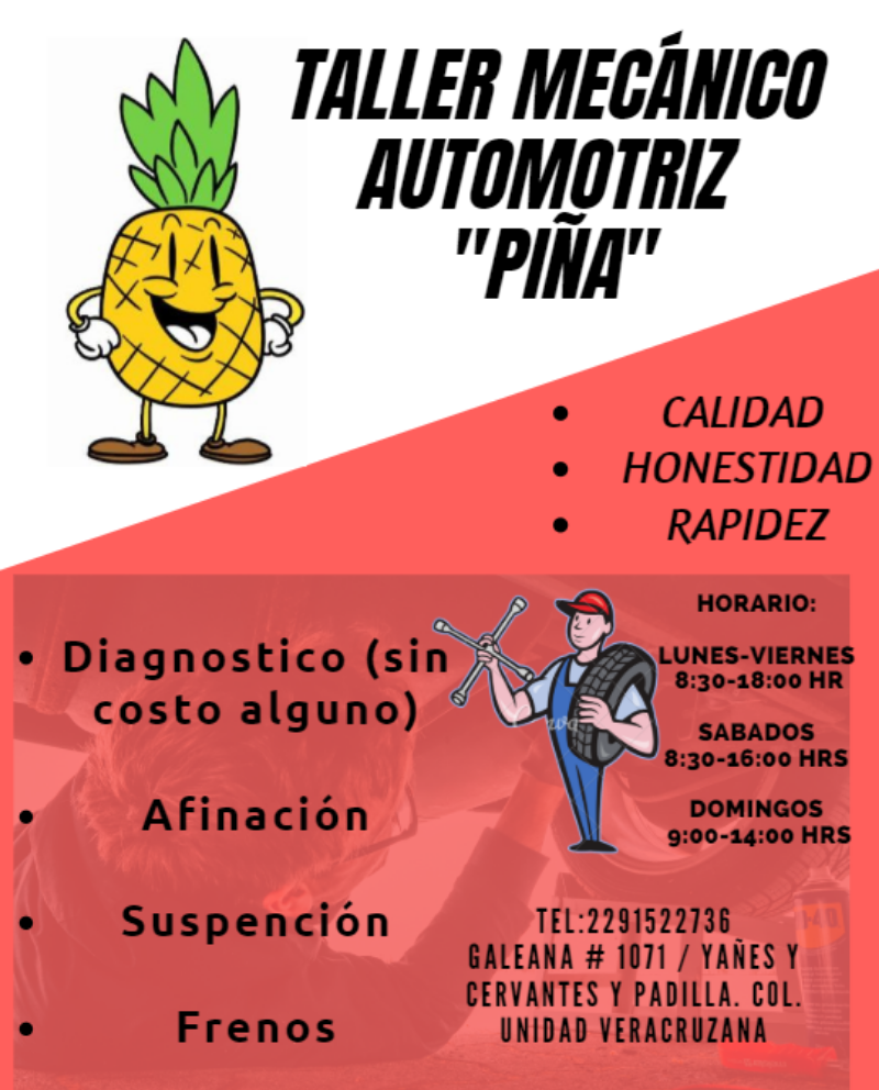 Taller Mecánico Automotriz PIÑA