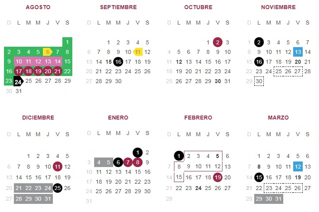 Estos son los días en que habrá suspensión de clases en lo Estos son los días en que habrá suspensión de clases en lo