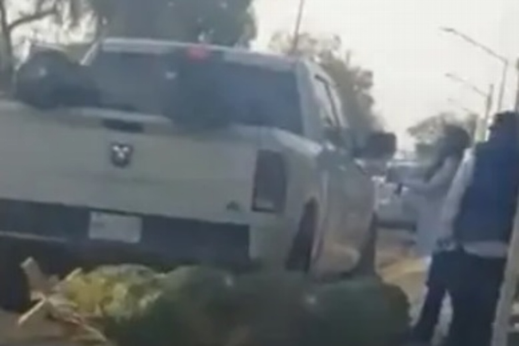 Se roban camioneta hasta con arbolitos de Navidad (+Video)