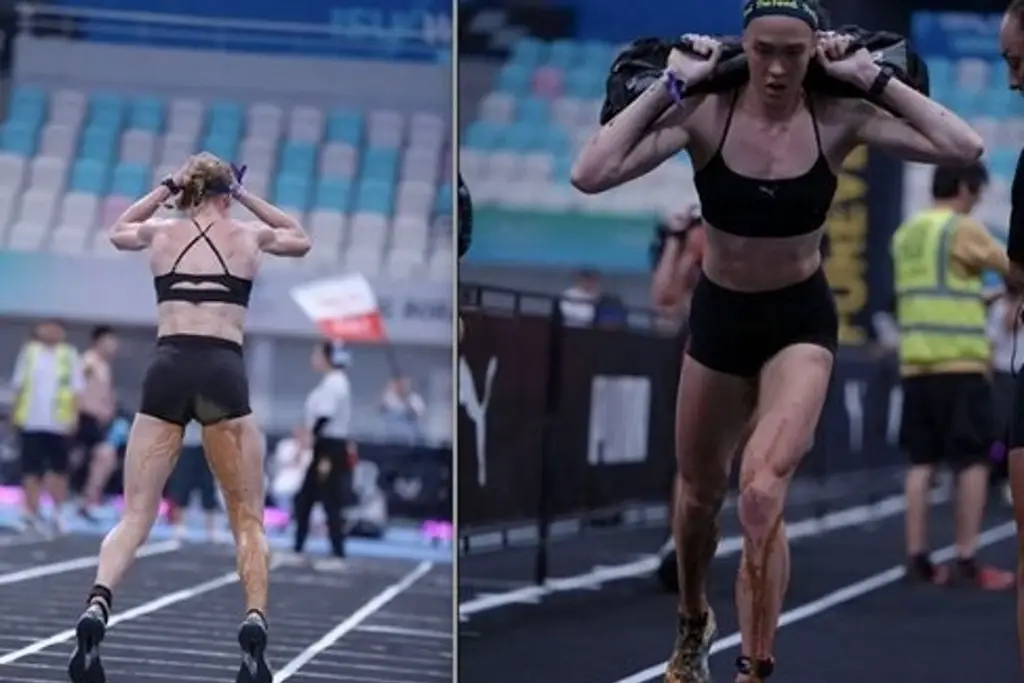 Imagen Atleta se hace del baño durante competencia de Hyrox; esto pasó 