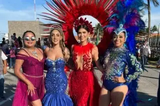 Imagen Así desfilaron las princesas en la última Rumbata previo al Carnaval de Veracruz 