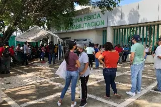 Imagen Incrementa afluencia en módulo para pruebas COVID en IMSS de Veracruz