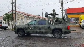 Imagen Importante presencia militar en donde asesinaron a 7 personas en Boca del Río 
