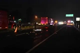 Identifican a joven que murió atropellado en autopista de Veracruz 