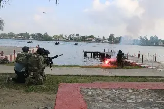 Adiestran a 195 elementos de Infantería de Marina en Tuxpan, Veracruz