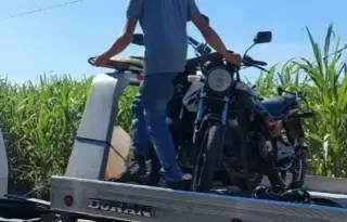 Accidente entre motocicletas deja al menos un herido y un detenido 