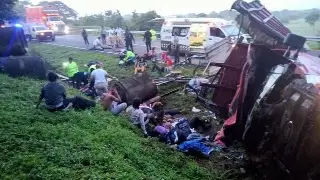 Al menos 10 muertos y 15 heridos en fatal accidente