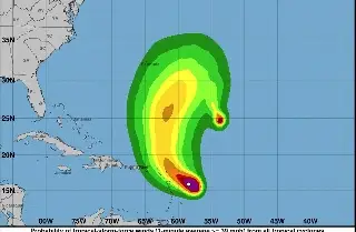 Tormenta tropical Philippe amenaza con fuertes lluvias