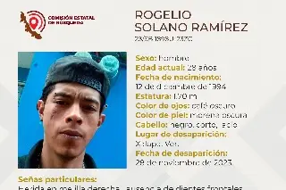 Hombre desaparece en Xalapa; estas son sus características 