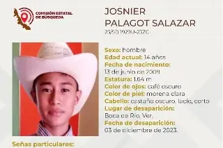 Localizan a menor de edad reportado como desaparecido en Boca del Río 