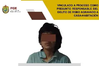 Lo vinculan a proceso por el delito de robo agravado a casa-habitación 