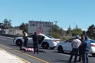 Detienen a dos presuntos asalta tráileres en la autopista Orizaba-Puebla