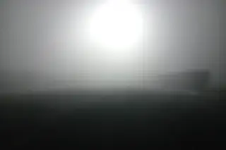 Densa niebla cubre Veracruz 