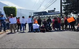 Bloquean bulevar de Nogales, Veracruz; exigen liberación de líder social 
