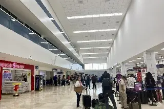 Retrasos en el aeropuerto de Veracruz 