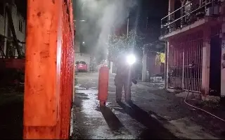 Evacúan a 60 personas ante posible fuga de gas LP en Fortín