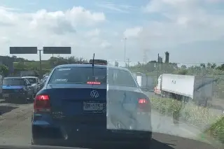 Hay cierre de circulación por accidente en autopista Córdoba-Veracruz 