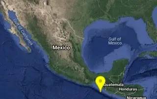 Reportan sismo de 5.2 al sureste en Chiapas