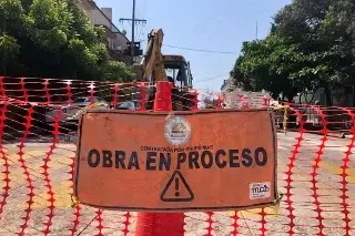 Precaución; cierran avenida en Veracruz 