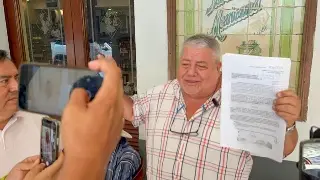 Denuncia formalmente Manuel Huerta el robo de propaganda en Veracruz