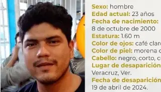 Buscan a joven desaparecido en la ciudad de Veracruz