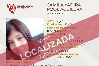 Localizan a joven mujer reportada como desaparecida en Boca del Río 