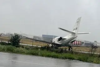 Avioneta sufre accidente en Nuevo León