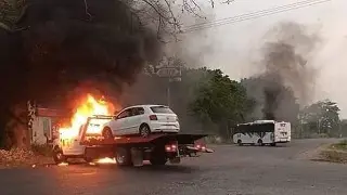 Así quemaron autos y 'mataron a inocentes' en Cárdenas, Tabasco