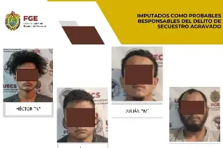 Los imputan por presunto secuestro agravado al norte de Veracruz