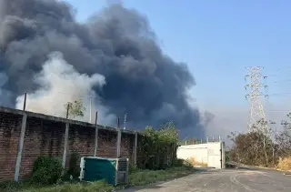 Fuerzas de tarea atienden incendio de pantano en las afueras de refinería Minatitlán: PC