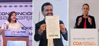 Sheinbaum, Gálvez y Máynez llegan al segundo debate presidencial