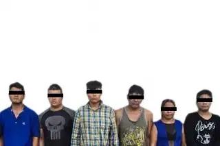 Cae banda de presuntos extorsionadores y narcomenudistas en Poza Rica