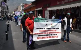 Trabajadores de International Paper exigen reapertura de fábrica y su reinstalación