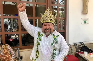 'El Beba' levanta la mano para ser rey del Carnaval de Veracruz 2024