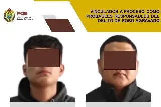 Los vinculan a proceso por presunto robo agravado en zona centro del estado de Veracruz 