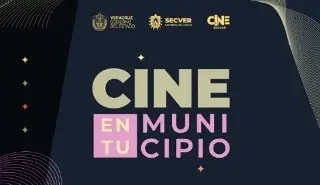 Realizan funciones de cine al aire libre en 3 municipios de Veracruz