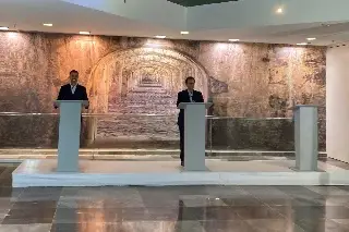 No sale Rocío Nahle a toma de foto oficial de candidatos a la gubernatura de Veracruz