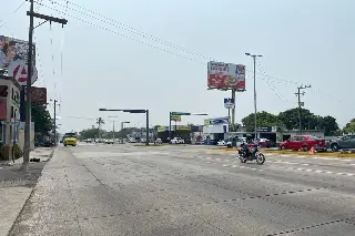 ¿Sigue el bloqueo en la avenida Rafael Cuervo en Veracruz? 