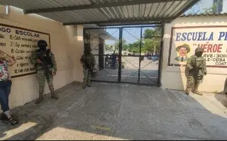 Guardia Nacional vigilará escuela amenazada en Coatzacoalcos, Veracruz 