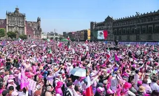 Marcha de la “marea rosa” en varios puntos de México, incluido Veracruz