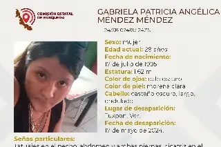 Joven mujer desaparece al norte de Veracruz; aquí sus características 