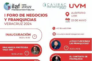 Invitan a foro sobre franquicias en Veracruz 