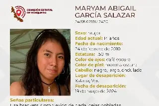 Menor de edad desaparece en Xalapa, Veracruz; aquí sus características 