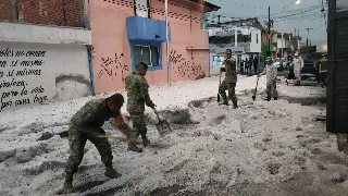 Impresionantes imágenes de la fuerte granizada en Puebla (+Fotos y Video)