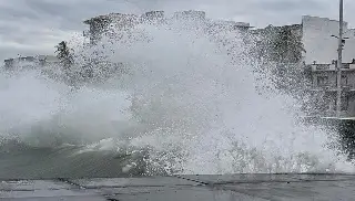 Imagen Se intensifica norte en Veracruz; esta sido la racha máxima