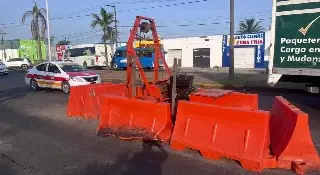 Imagen Abandonada la obra de repavimentación en Miguel Alemán en Veracruz 